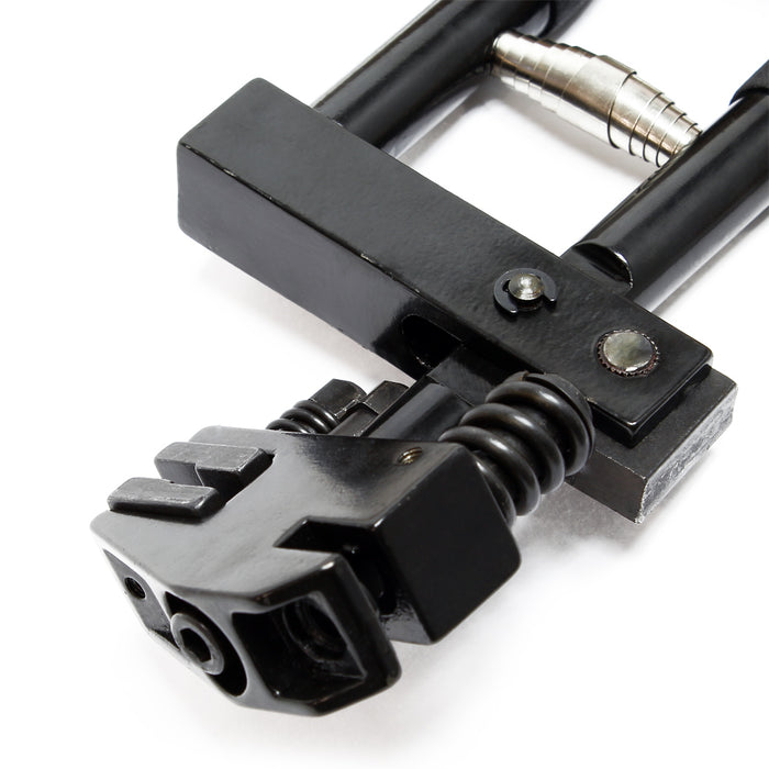 Pinza combinata profilatrice e punzonatrice per lamiera carrozzeria