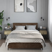 Comodini 2 pz-Set di 2 Tavolino da notte Rovere Sonoma 40x40x55 cm in Legno Multistrato