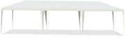 Tendone per Feste 3 x 9 M, Gazebo da Giardino con Struttura in Metallo, Impermeabile e Protezione UV, per Feste, Barbecue, Giardino e Spiaggia, Bianco