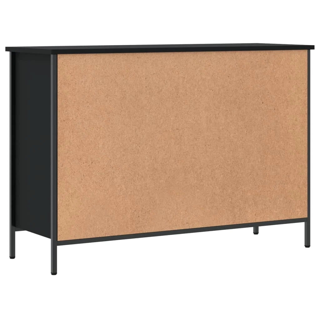 Scarpiera mobile contenitore per scarpe mobile per ingresso/corridoio/soggiorno 100 x 35 x 70 cm legno ingegnerizzato nero 02_0021934