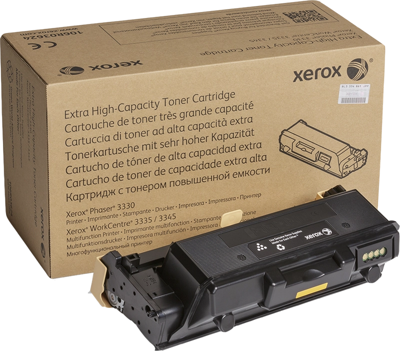 Xerox Cartuccia toner Nero a Altissima capacità da 15000 Pagine per Phaser® 3330, WorkCentre® serie 3300 (106R03624)