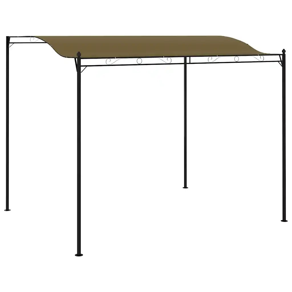 Tendalino Parasole-Gazebo 3x2,4 m Grigio Talpa 180 g/m2