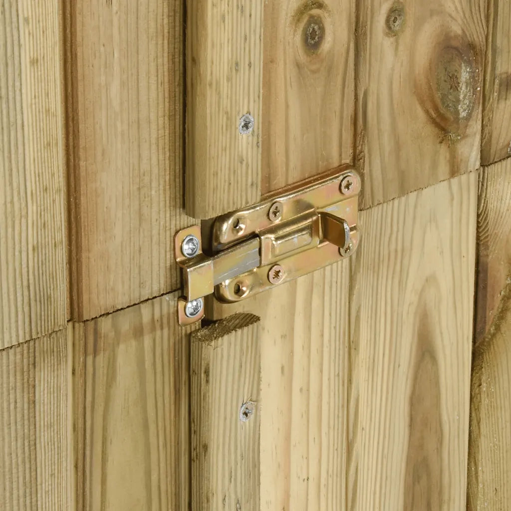 Capanno per Attrezzi in Legno di Pino 85x48x177 cm 45138