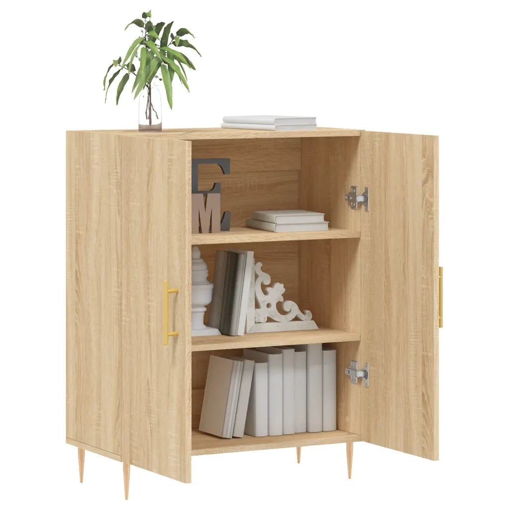 Credenza Rovere Sonoma 69,5x34x90 cm in Legno Multistrato 827711
