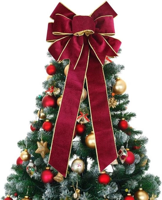 Decorazione di Natale a 60cm - Striscia di Natale - Fiocchi - Decorazioni - Decorazione di Natale - Cadeaupakket - Striscia di Natale per Albero di Natale - Decorazione di Matrimonio