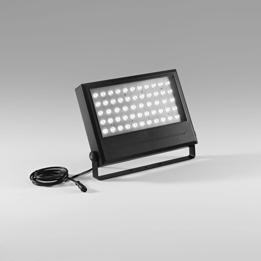 PROIETTORE LED AGILITY DC24V NERO 72W 1540LM RGB +4000K 36X5 5X29 6CM