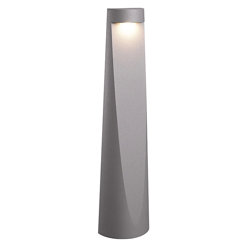 EDDIE Bollard Paletto LED 7W 50° IP65 4000K 833lm Struttura in Alluminio Pressofuso Verniciato Grigio - Rossini Illuminazione
