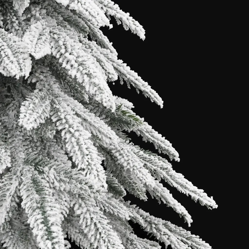 Albero di Natale Artificiale con Neve Fioccata 210 cm