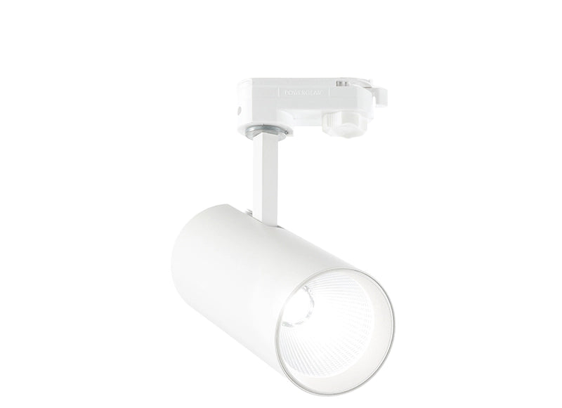 Proiettore a binario trifase GFA 20W 1620lm 4000K LED CREE - Bianco Opaco, Struttura in alluminio, Orientabile - Gealuce