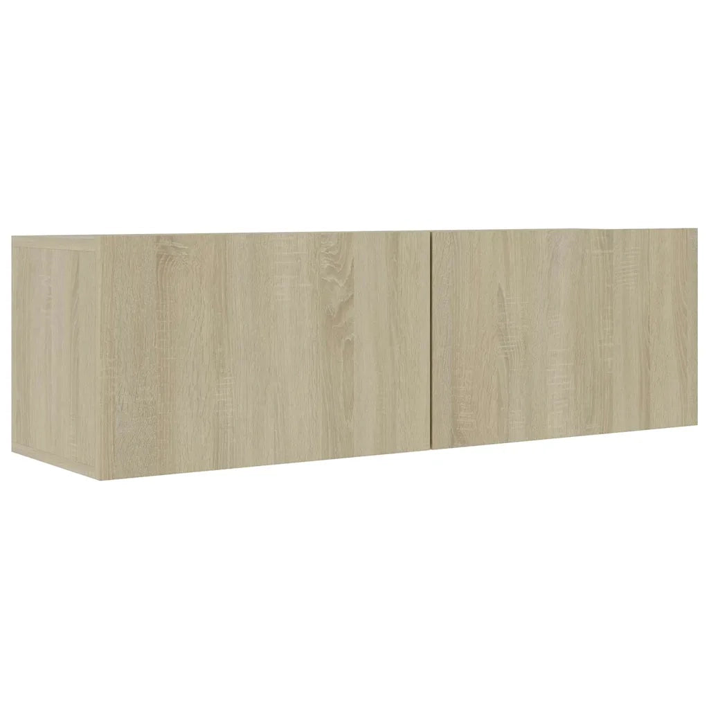 Mobili Porta TV 3 pz Rovere Sonoma in Legno Multistrato 3079018