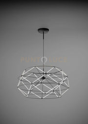 EUCLIDE LAMPADARIO SOSPESO 70M A LED 3000K 5339LM 62W COLORE NERO DIMMERABILE TRIAC