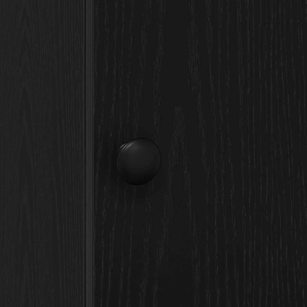 Credenza da cucina con cassetto Rovere Nero 32 x 50 x 180 cm 871379