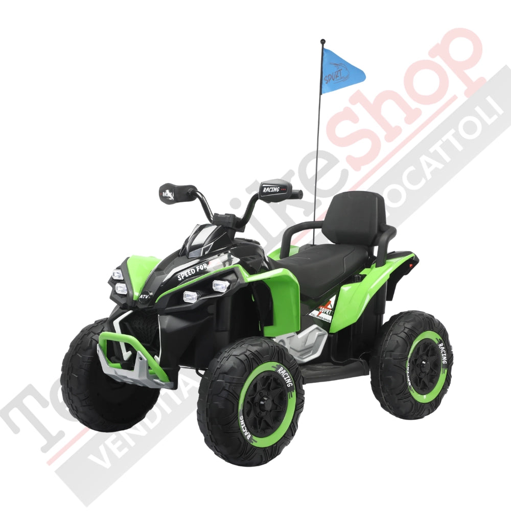 Tecnobike Shop - Quad Elettrico per Bambini ATV Safari Gold 24V-Verde