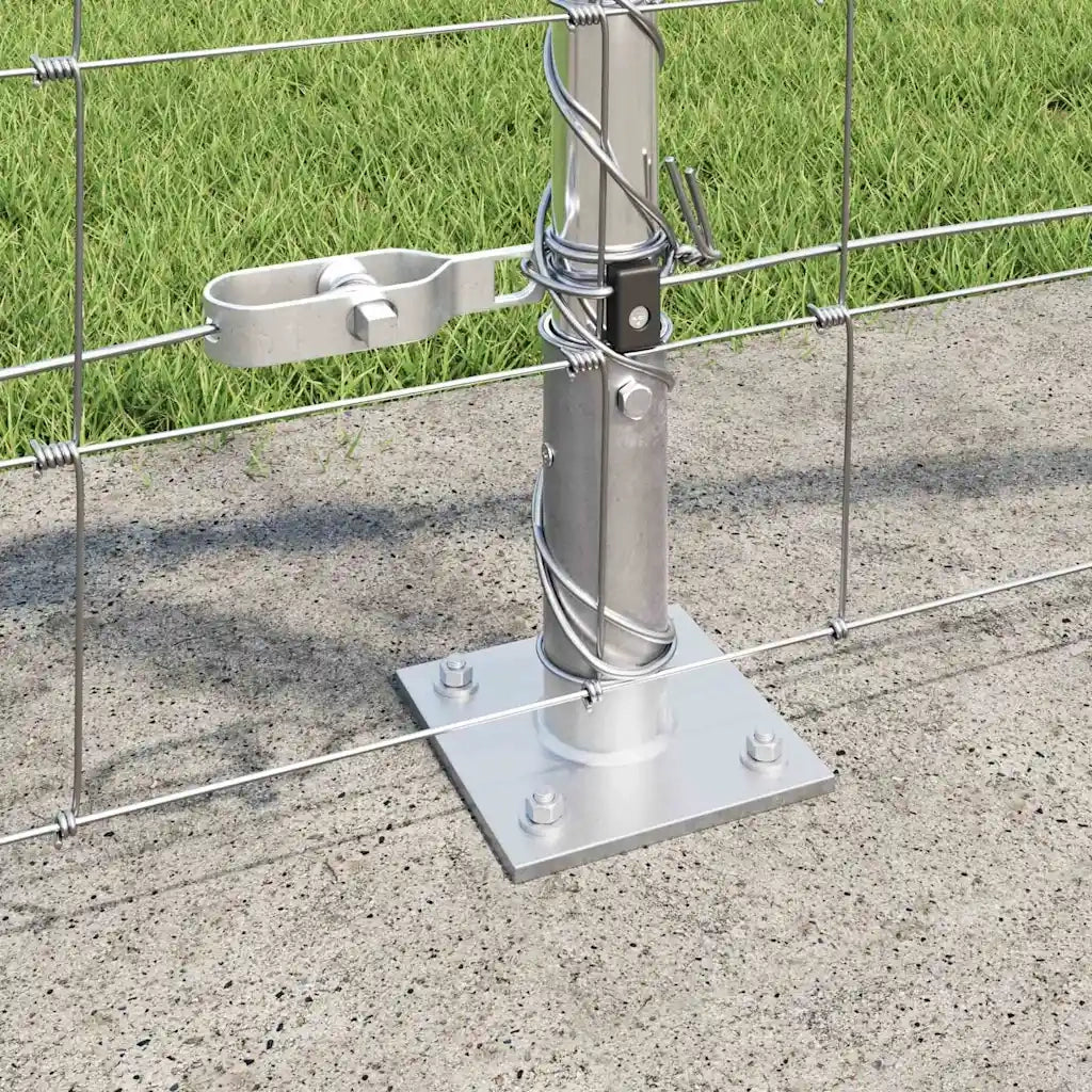 Palo della recinzione Zincato 50 x 1 m Acciaio
