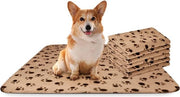 Coperta morbida e calda per animali domestici, felpa per cani 75 * 75cm adatta per piccoli medi cani e cuccioli, gatti, colore beige.