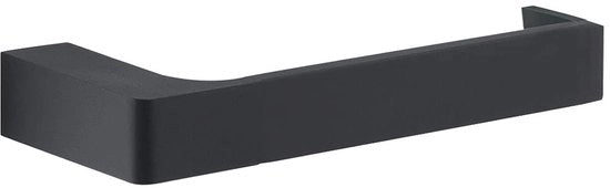 Support per WC G-Kuala Lumpur, colore nero, componenti in Cromall, ottone e vetro, garanzia 2 anni, dimensioni 2,5 x 17,5 x 6,6 cm e peso 0,272 kg, design R&E, cromatura, unico