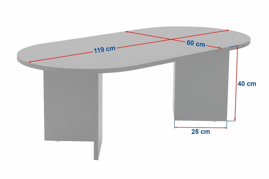 Tavolino da salotto Elain, Tavolo basso da caffè, Portariviste per divano, Ripiano da soggiorno, 119x60 h40 cm, Beige