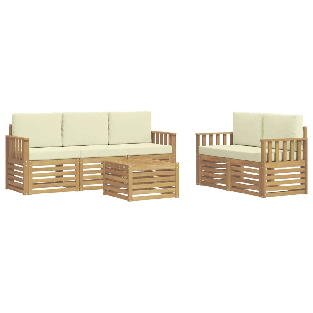 Set divani Legno di Acacia Massello