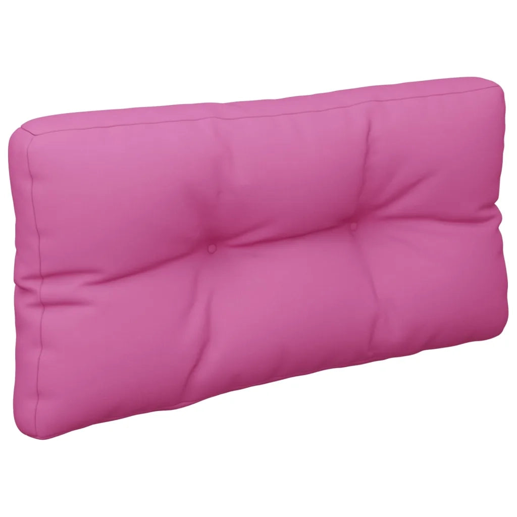 Cuscino per Pallet Rosa 70x40x12 cm in Tessuto