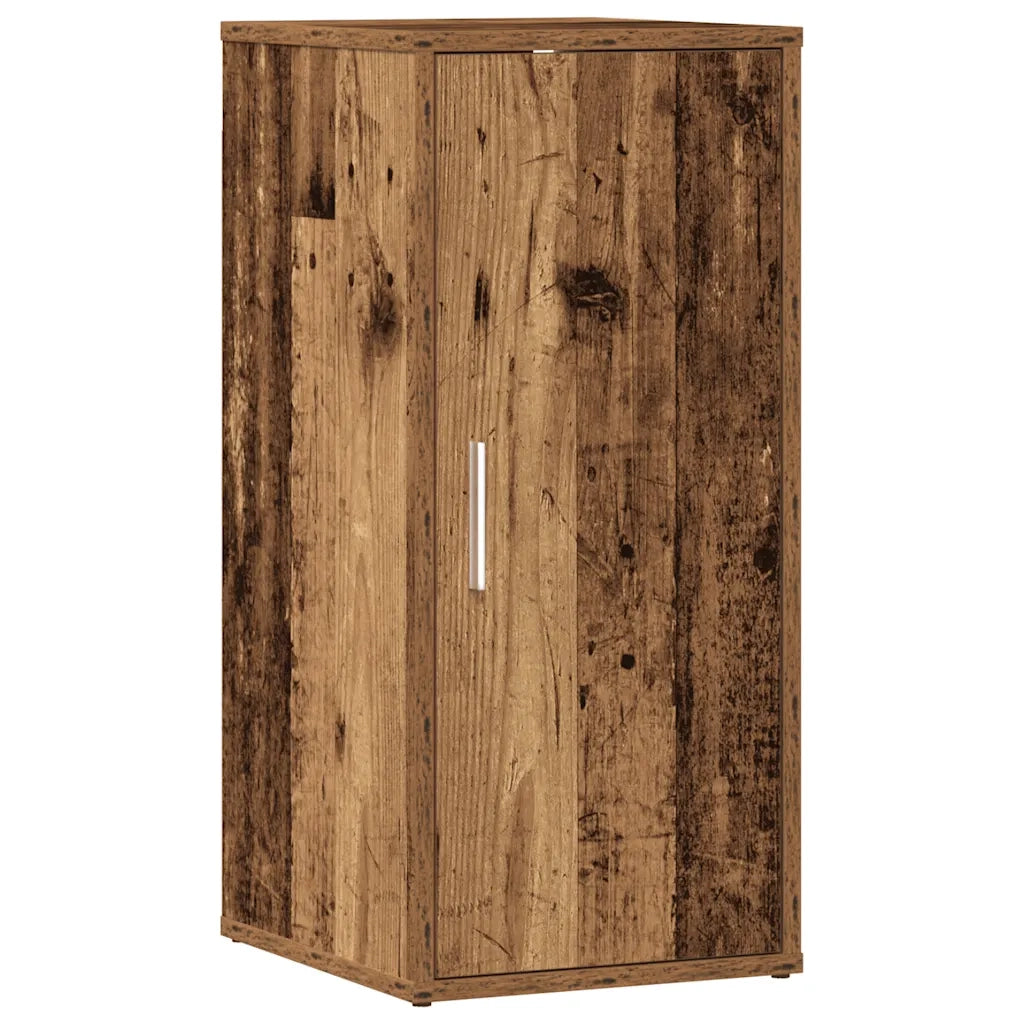 vidaXL Scarpiera Legno Antico 32x35x70 cm in Legno Multistrato