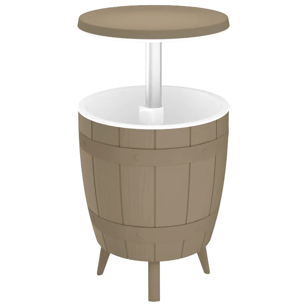 Tavolo Frigo 3 in 1 Polipropilene Marrone Chiaro 364160