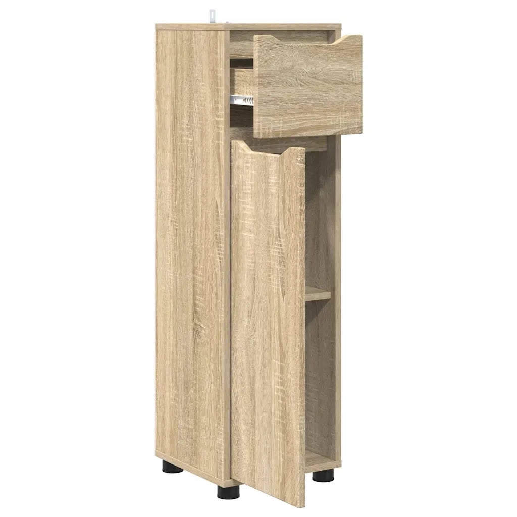 Mobile da Bagno con cassetto Rovere Sonoma 30,5 x 30 x 101 cm