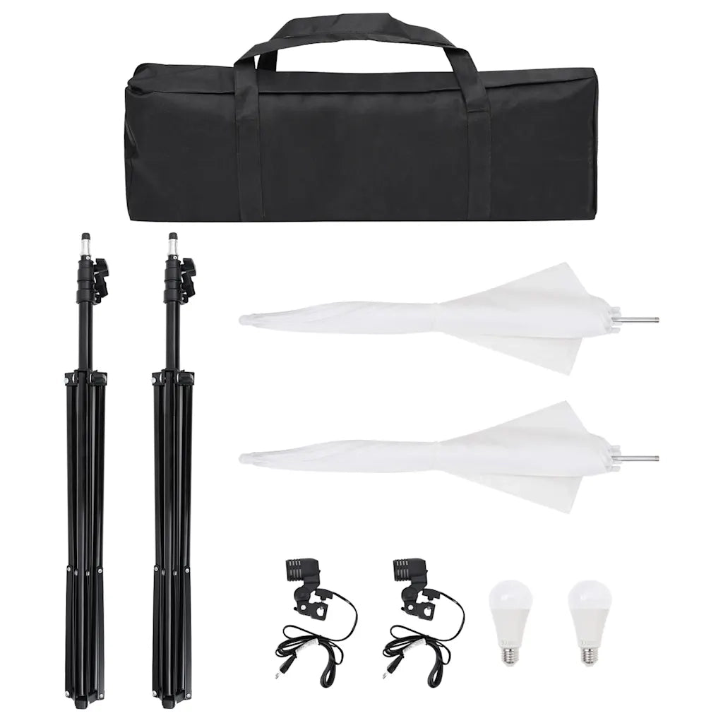 Kit per Studio Fotografico con Set di Luci e Fondale CFW3679705
