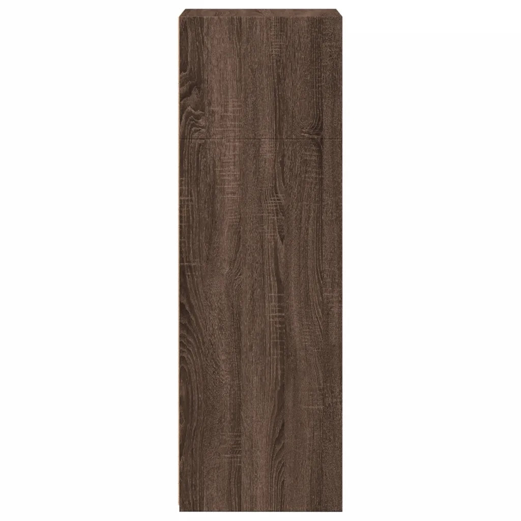Credenza Rovere Marrone 45x41x124cm in Legno Multistrato 846396