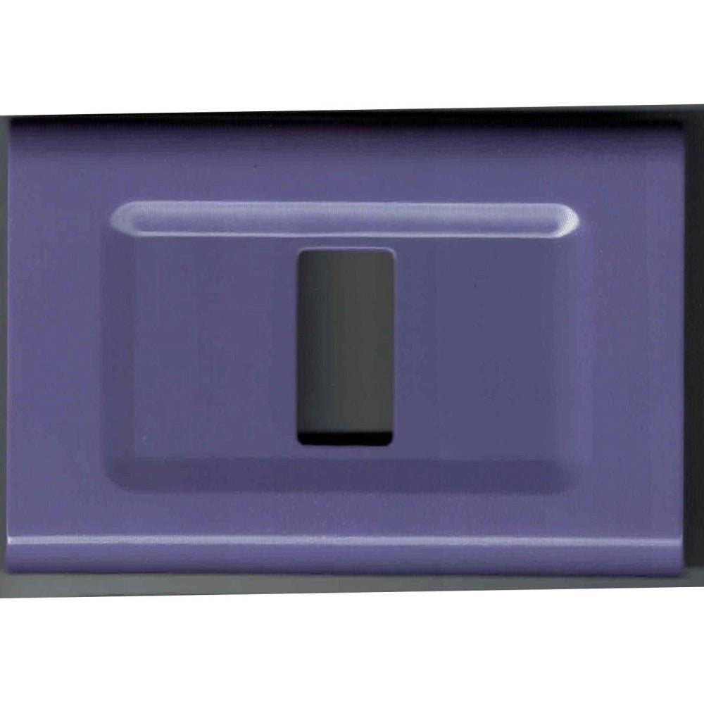 Trade Shop - Placchette Placche In Abs Serie Magic Elite Bticino Compatibili Color Copriprese - Viola -3 Fori     -