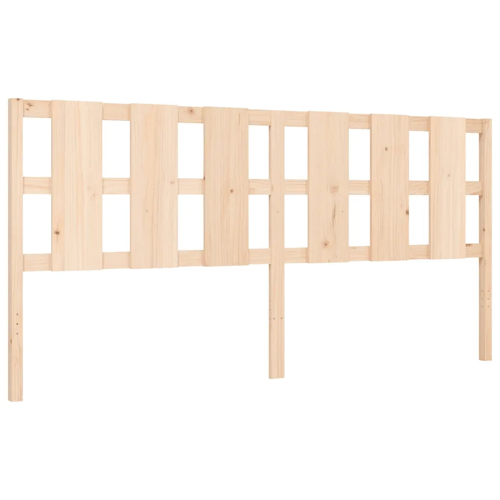 Giroletto senza Materasso-Struttura Letto 200x200 cm in Legno Massello di Pino 903724
