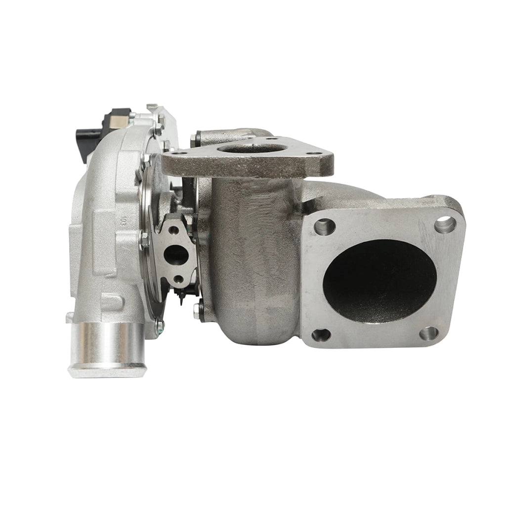 Turbocompressore per Ford Transit 2.4 TDCI, con motore Duratorq e codici OEM 1020183, 1219310, 1355059, 1355066, 3C1Q6K682FA, 6C1Q6K682EM / EE / EF, 6C1Q6K682EK / EL, YC1Q6K682AE / BF / DA.
