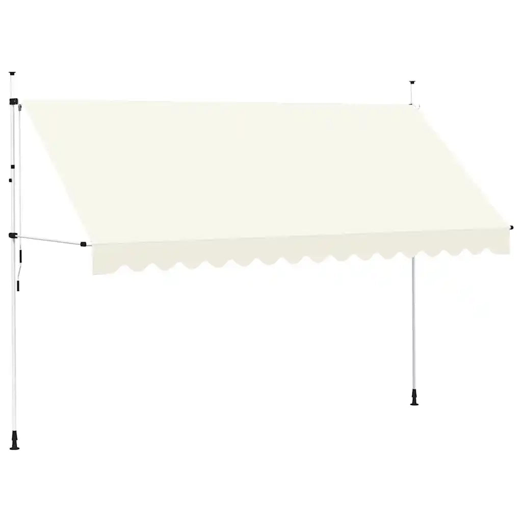 Tenda da Sole Retrattile Manuale 400 cm Crema