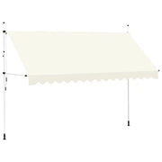 Tenda da Sole Retrattile Manuale 400 cm Crema
