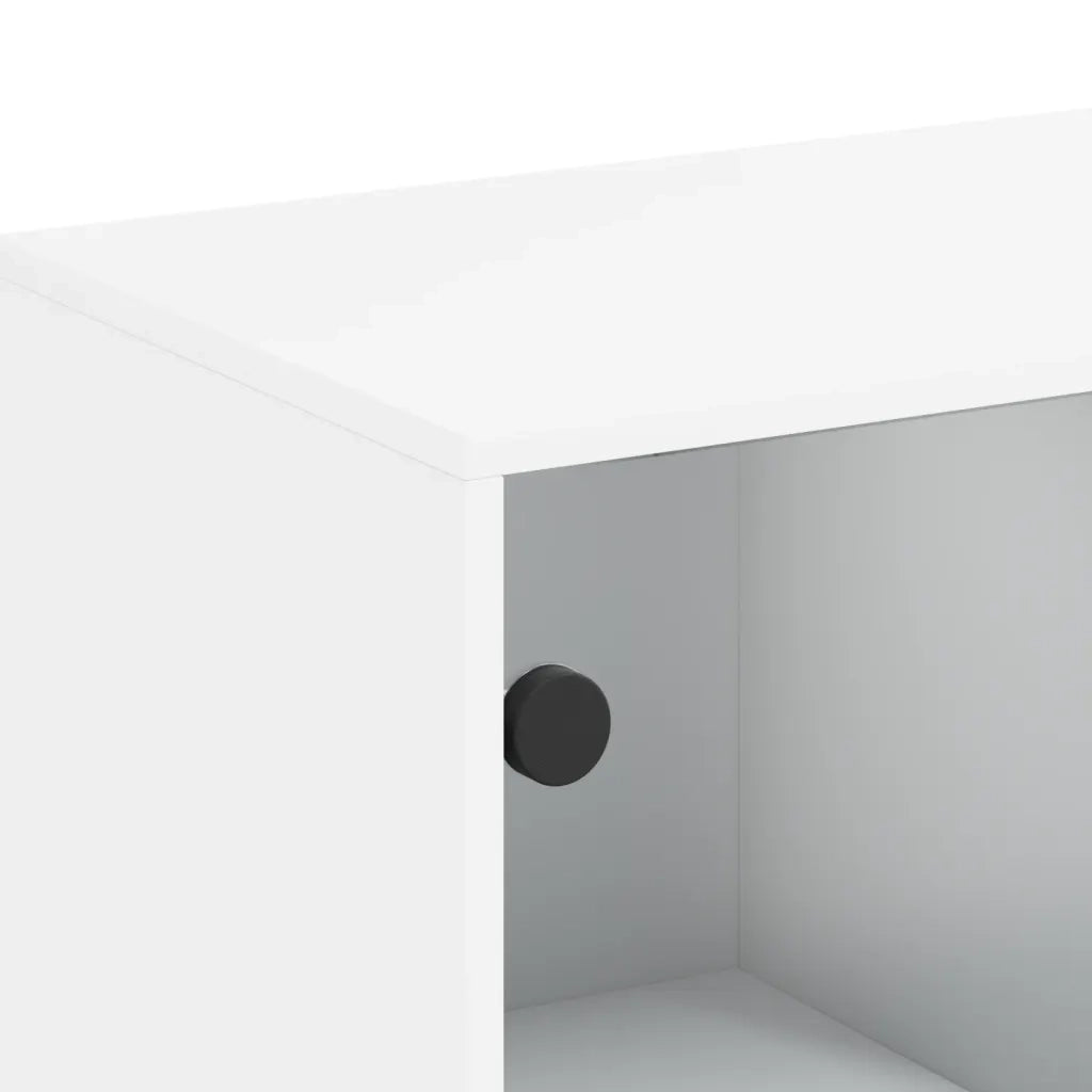 Mobile con Ante in Vetro Bianco 69x37x100 cm CFW2546720