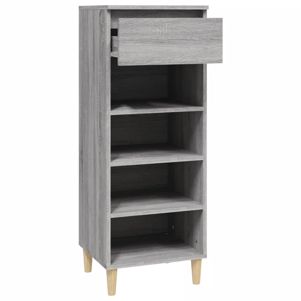 Scarpiera | Mobile per scarpe Grigio Sonoma 40x36x105 cm in Legno Multistrato