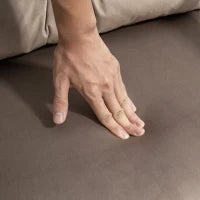 Poltrona Letto Imbottita 3 in 1 con Schienale Reclinabile in 5 Posizioni e Cuscino, 63x73x81 cm, Grigio