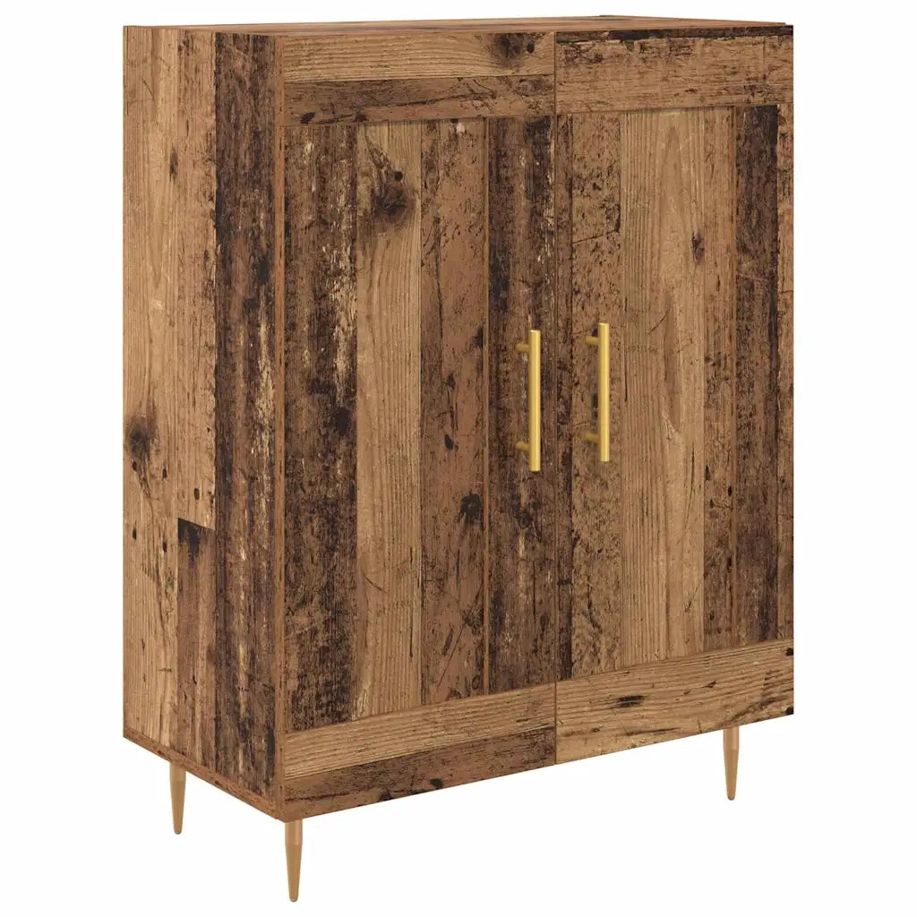 Credenza | Madia | Buffet da pranzo | Armadio da pranzo Legno vecchio 69,5 x 34 x 180 cm Legno multistrato