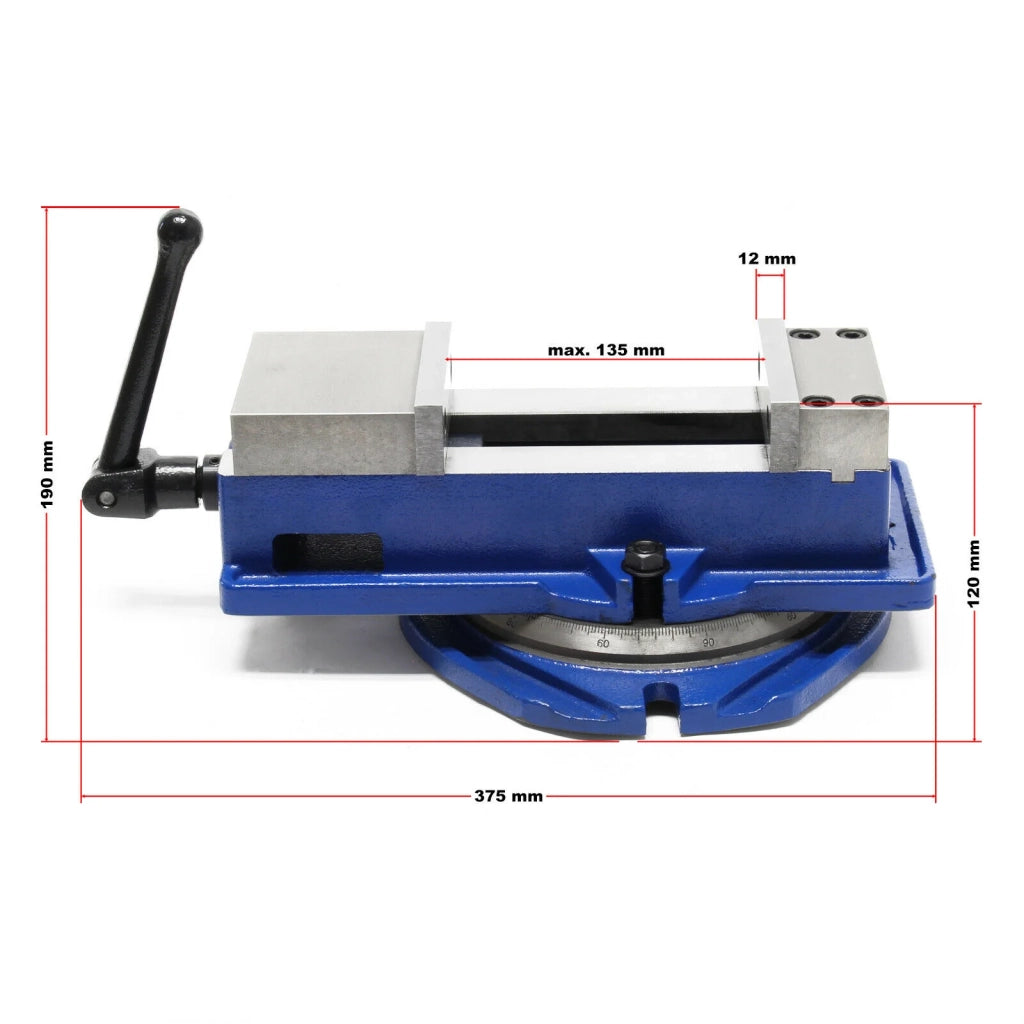 Morsa di precisione da 100 mm con piastra frontale girevole a 360 gradi utensile di supporto per banco da lavoro 16_0000318