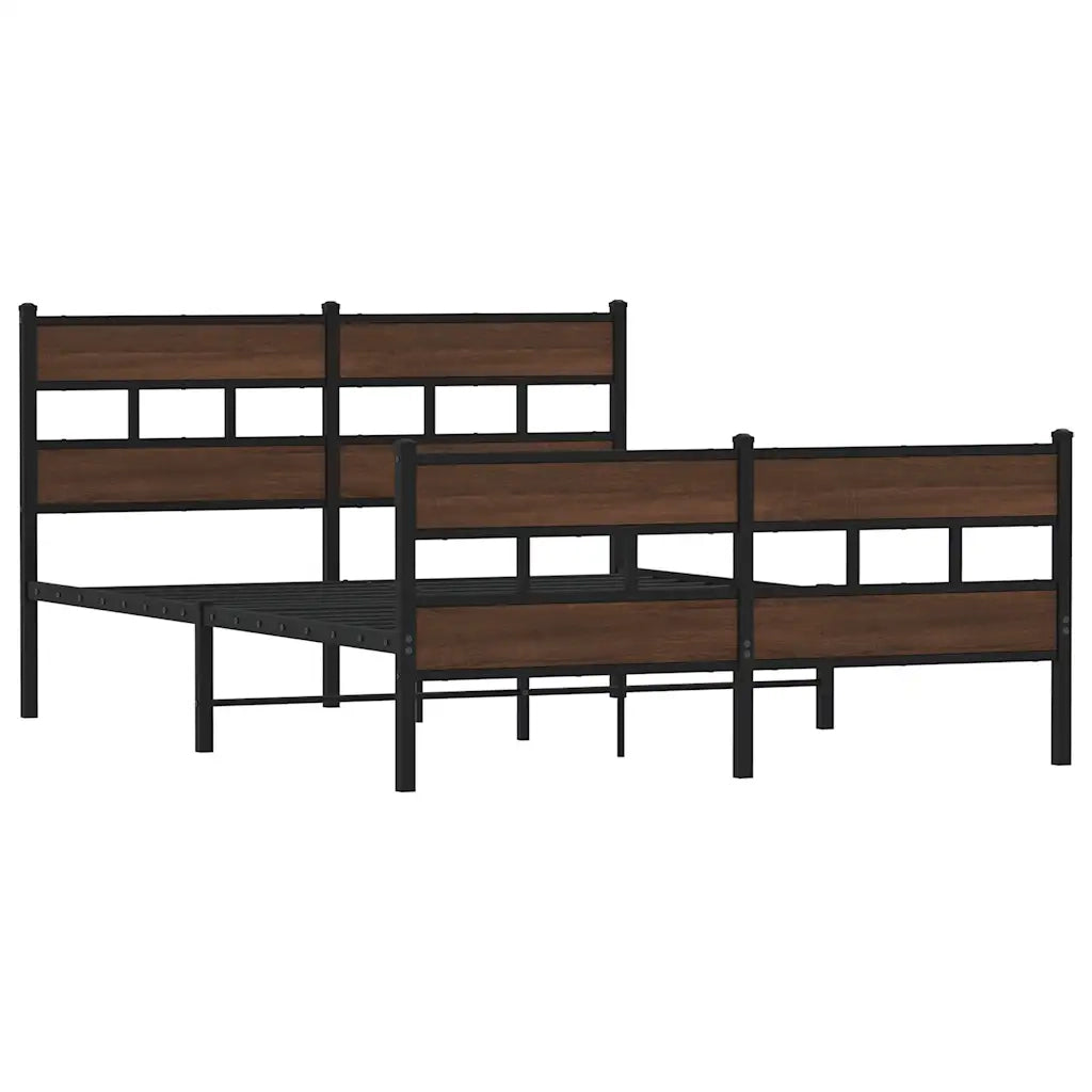 Giroletto senza Materasso con Testiera e Pediera-Struttura Letto 140x200 cm