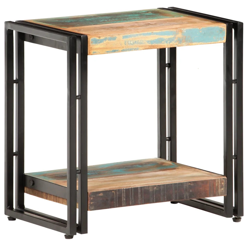 Tavolino Laterale 40x30x40 cm in Legno Massello di Recupero cod mxl 29799