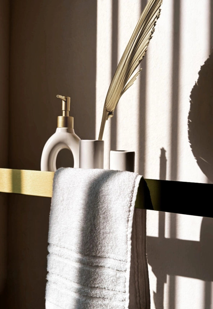 Mensola Da Bagno Sf02 60cm Gold Brush