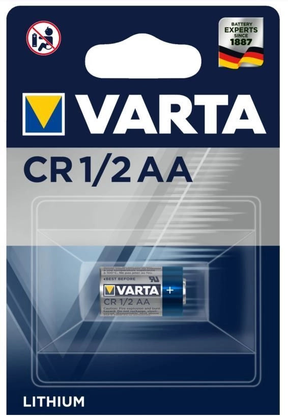 Varta CR1-2AA Batteria al Litio CR14250 3V 700 mAh 1 pz Litio Primario Cilindrico