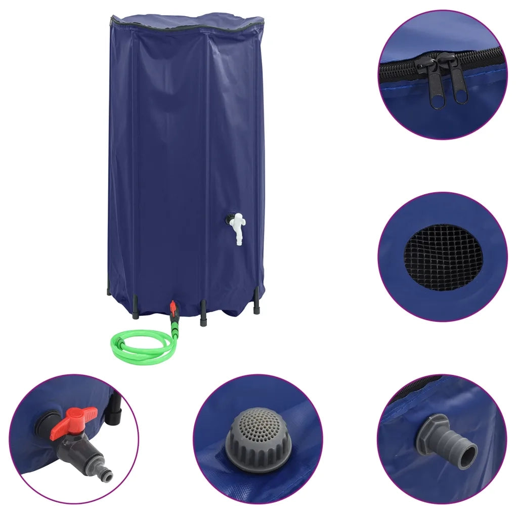 Serbatoio Acqua con Rubinetto Pieghevole 380 L in PVC CFW5109003