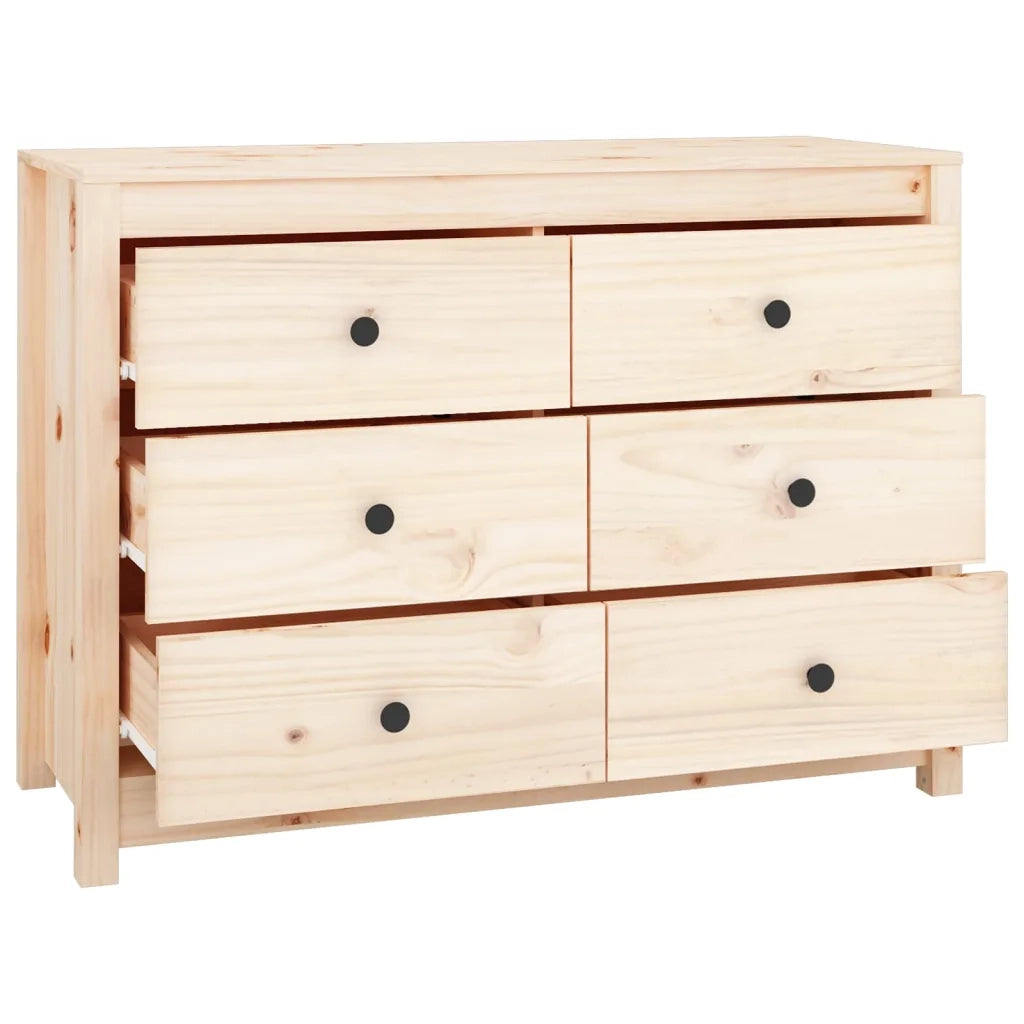 Armadietto 100x40x72 cm in Legno Massello di Pino 821764
