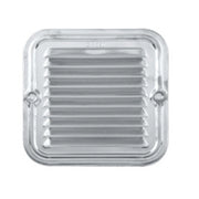 GRIGLIA AERAZIONE ALLUM C/RETE ANTINS 14X14 CM