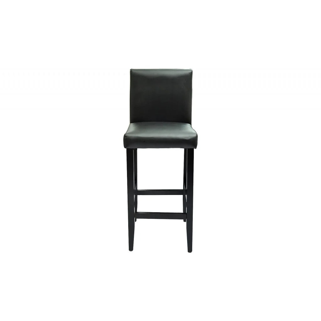 Set di 4 sgabelli da bar con tavolo alto nero 1202004