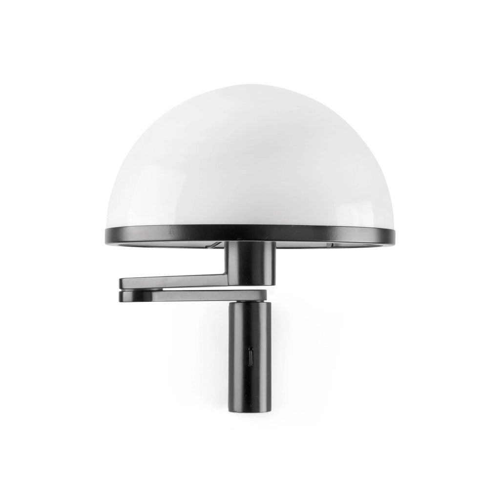 DOME Applique nera con braccio orientabile