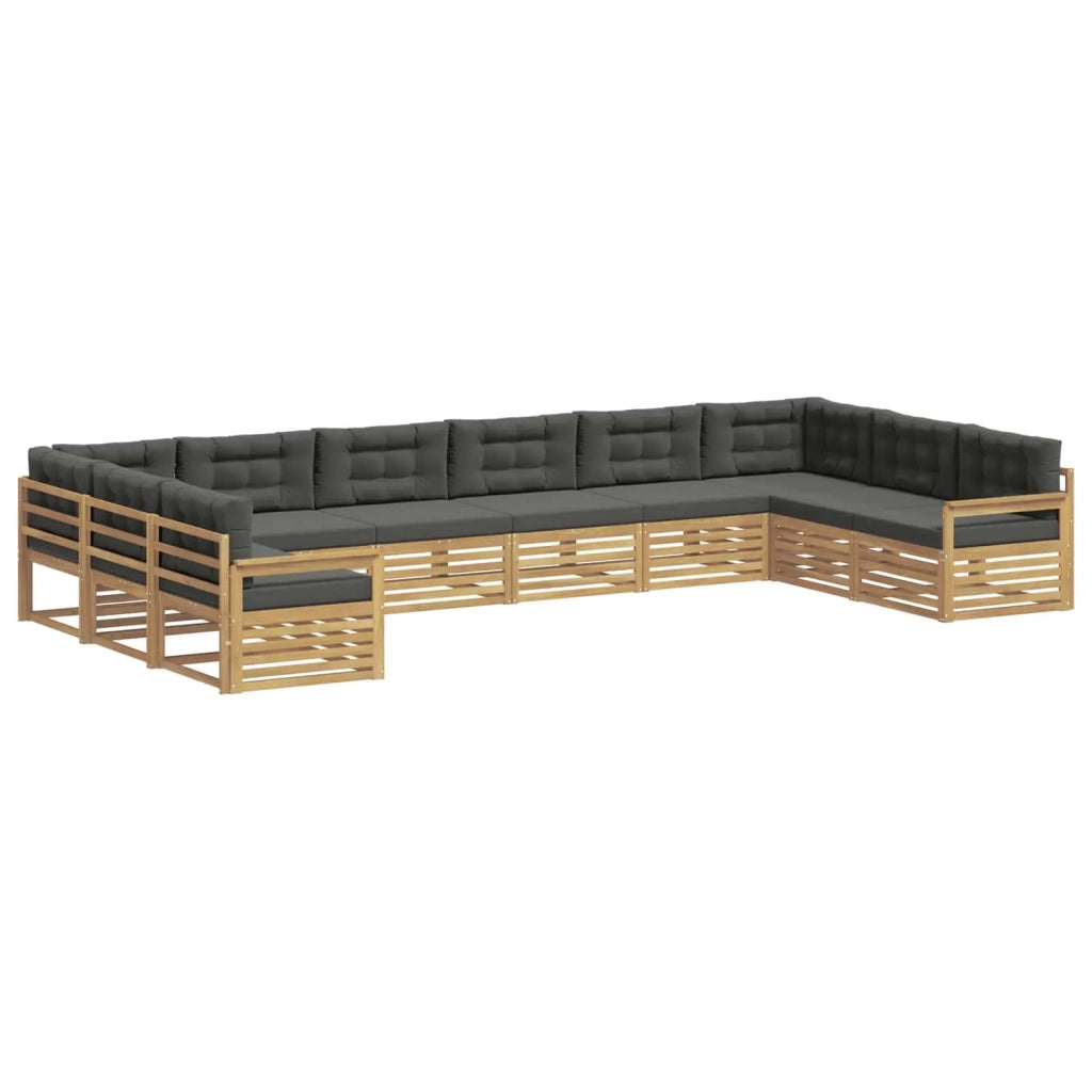 Set divani Legno di Acacia Massello 3391222