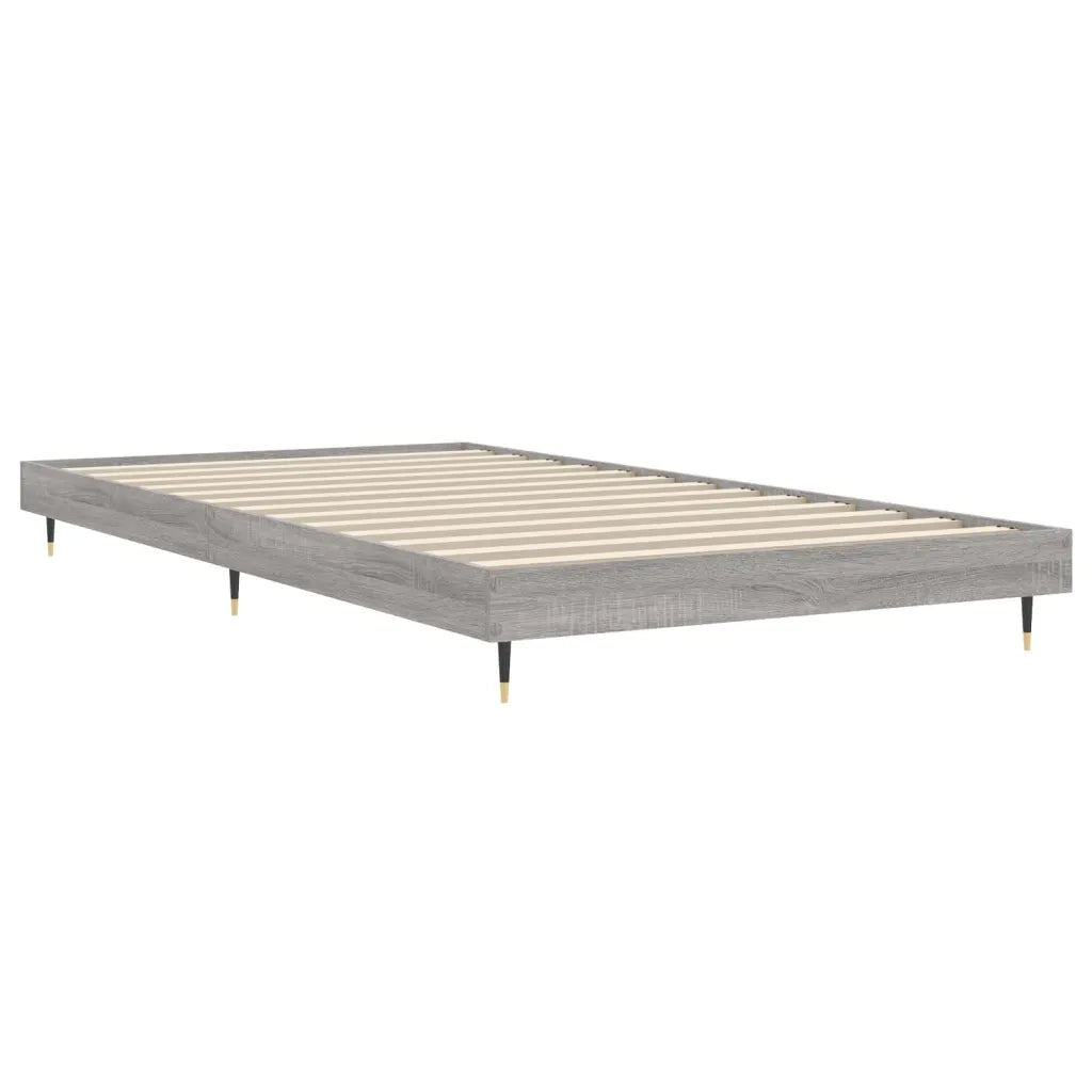 Giroletto-Struttura Letto Grigio Sonoma 90x200 cm in Legno Multistrato 282488