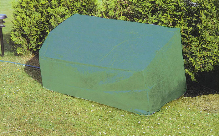 Telo Impermeabile 160x80x75cm in Poliestere per Panchine da Giardino Bauer Verde